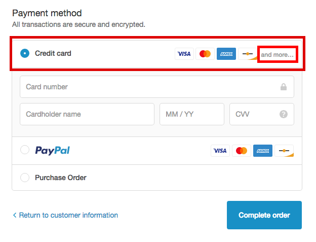 Shopify Payments Processes