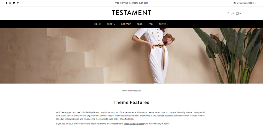 Testament Theme